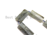 High Quality Natural Labradorite Pillow Shape Beads, Natural Labradorite beads, 13x26mm, sku#U679
