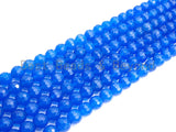 Gorgeous Natural Blue Agate Faceted Beads, 6mm/8mm/10mm Round Faceted, Blue Agate Beads, 15.5" Full Strand, sku#U595