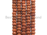 2mm Large Hole Natural Goldstone Beads, Rondelle Faceted 5x8mm, 8" Long Strands, sku#U729