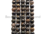 Natural Lianite Beads , Round Smooth 6mm/8mm/10mm/12mm, 15.5" Full Strand, sku#U631