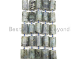 High Quality Natural Labradorite Cylinder Facted Beads, Natural Labradorite beads, 12x18mm, sku#U665