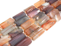 High Quality Natural Red Agate Pillow Shape Beads, Natural Agate beads, 13x26mm, sku#U684
