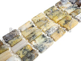 High Quality Natural Dentric White Opal  Pillow Shape Beads,  White Opal Beads, 13x26mm, sku#U686