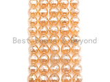 Mystic Faceted Agate Beads,6mm/8mm/10mm/12mm Gold Champaign Color Agate Gemstone Beads, 15.5" Full Strand, Sku#U688