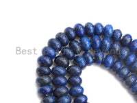 2mm Large Hole Lapis Beads, Rondelle Smooth 6x10mm, 8" Long Strands, sku#U714 BestbeadsbeyondUS