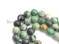 High Quality Natural Turquoise Beads, 6mm/8mm/10mm/12mm/14mm Round Smooth Turquosie Beads, 15.5" Full Strand, Sku#U773
