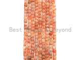 4mm High Quality Natural Golden Strawberry Faceted Cube Beads, Golen Strawberry Beads, 15.5" Full Strand, Sku#U774