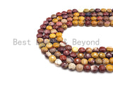 Natural Mookaite Double Sided Turtle Shell Cut Coin Shape beads, 6mm/8mm/10mm Checkerboard Cut Mookaite Beads, 15.5" Full strand, Sku#UA32