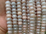 Mystic Plated Aventurine Rondelle Shape Beads, 4x6mm/5x8mm/6x10mm Rondelle Aventurine Beads, 15.5" Full Strand, sku#UA40P