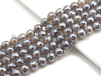 Mystic Faceted Agate Beads,6mm/8mm, Dark Champagne Color Agate Gemstone beads, 15.5" Full Strand,sku#UA63 BestbeadsbeyondUS