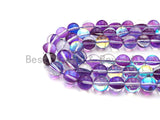 NEW Color!! Violet Spectrolite Quartz, High Quality in Round 6mm/8mm/10mm/12mm, Manmade Crystal beads, 15.5inch strand, SKU#U832