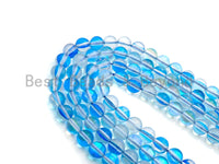 Blue Spectrolite Quartz, High Quality in Round, 8mm/10mm Aura Quartz beads, Blue Mermaid Beads, 15.5inch strand, SKU#U844