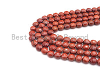 Natural Goldstone Turtle Shell Cut Coin Shape beads, 6mm/8mm/10mm Checkerboard Cut Coin Shape Gemstone Beads, 16" Full strand, sku#UA51
