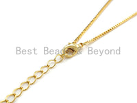 18" gold/Silver Color Chain with Loster Claw, Y Necklace Finding for Link Connector, sku#P51