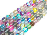 NEW Multicolor Spectrolite Quartz, High Quality in Round 6mm/8mm/10mm/12mm, Manmade Crystal beads, 15.5inch strand, SKU#U840
