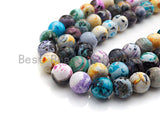 NEW Multicolor Natural Agate Beads, 12mm round agate beads, sku#U944
