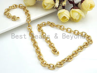 8x10mm Oval Link Chain by Yard, Gold Fill Brass, Oval Link Chain, Gold Plated/ Gunmetal / Silver/ Rose Gold Brass Chain, sku#E513