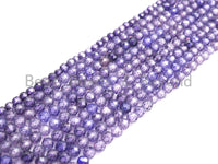 2mm/3mm/4mm High Quality Sparkly Cubic Zirconia Beads, Faceted Sparkly Purple Color beads, 15.5inch full strand, SKU#U915 BestbeadsbeyondUS