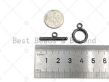 1 Set Gold and Silver Plated Toggle Clasp, Toggle Clasp, T-Closures, 14mm, sku#Y255 Bestbeads&Beyond