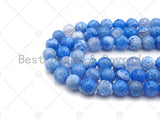 Natural Blue Fire Agate Beads, 8mm/10mm/12mm Blue Fire Agate, 15.5" Full Strand, sku#UA113 Bestbeads&Beyond