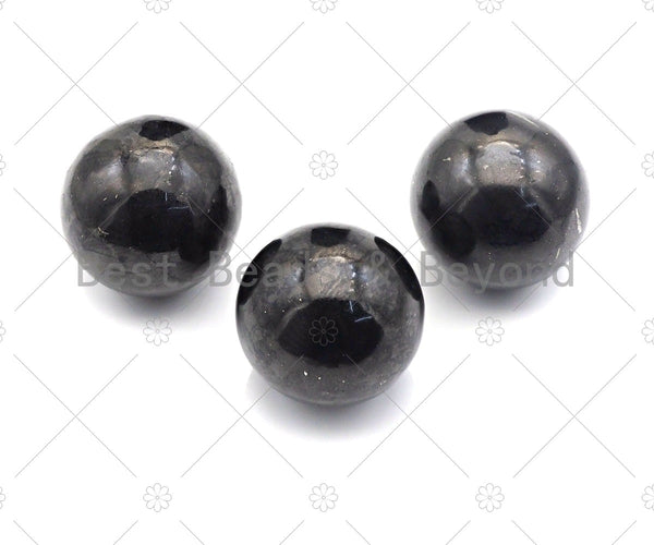High Quality Natural Shungite 40mm Sphere Ball, Shungite Ball, Mineral Healing stone, EMF Protection, Meditation, Protection, sku#U966