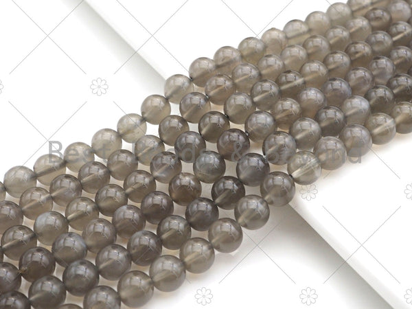 Top Quality Natural Black Moonstone Round Smooth Beads, 6mm/8mm/10mm High Polished  Black Moonstone Beads,15.5" Full Strand, sku#U992