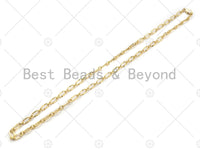 Dainty Finished Gold Necklace and Bracelet for Women, Gold Chain Ready to wear w/Lobster Clasp, 16"/32"/7", sku#LK107
