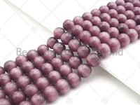 Cat's Eye Brown Round Beads, 6mm/8mm/10mm/12mm Smooth Round, 15.5'' Full Strand, Sku#UA165