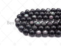 High Quality Natural Rainbow Obsidian Beads, 6mm/8mm/10mm/12mm/14mm Round Smooth Colorful Obsidian Beads, 15.5" Full Strand, sku#U846 Bestbeads&Beyond