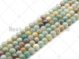 Mystic Faceted Amazonite Beads,6mm/8mm/10mm/12mm, Silver Plated Amazonite Gemstone beads, 15.5" Full Strand, sku#UA166