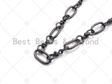 High Quality Oval Round Link Chain , 18K Real Gold Plated Chain, Wholesale bulk Chain, 8x14mm, sku#M324