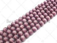 Cat's Eye Brown Round Beads, 6mm/8mm/10mm/12mm Smooth Round, 15.5'' Full Strand, Sku#UA165