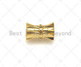 Dainty Hourglass shape Space Bead, Tube Beads, Jewelry Findings, Gold Bracelet Beads,4x6mm, sku#Y321