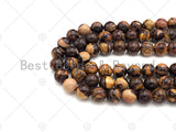 New!!! Natural Quality Brown Picture Jasper Round Smooth Beads, 6mm/8mm/10mm Picture Jasper, 15.5'' Full Strand, Sku#U1063 Bestbeads&Beyond