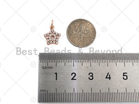 CZ Micro Pave Dainty Star Pendant/Charm, Bracelet Necklace CZ Star Pendant Charm, Silver/Gold/Rose Gold Tone,12x10mm,Sku#Y374
