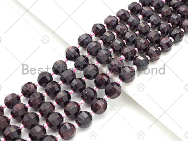 New Cut!!! Natural High Quality Round Latern Cut Garnet Beads, 8mm/10mm Genuine Red Garnet Beads, 15.5'' Full Strand, Sku#U1118