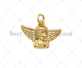 3D Angel Shape Pendant/Charm,Cute Angel Charm, Necklace Bracelet Charm Pendant,19x13mm, Sku#L513