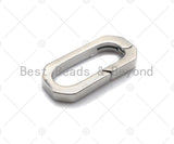 12x25/8x17mm Spring Gate, Gold/Silver/Gunmental Oval Clasp, Snap Clip Trigger Clasp, Spring Buckle for Chain Purse Key Jewelery, Sku#H321 Bestbeads&Beyond