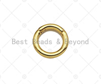 12mm/14mm Round Spring Clasp, Spring Ring, Click Ring, Snap Clip Clasp, sku#H322 Bestbeads&Beyond