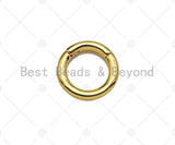 12mm/14mm Round Spring Clasp, Spring Ring, Click Ring, Snap Clip Clasp, sku#H322 Bestbeads&Beyond