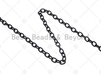 Enamel Metal Oval Link Chain by Yard, Enamel Pop Chain, Oval Link Enamel Metal Necklace Chain, Wholesale Enamel Chain,7x10mm, sku#M404