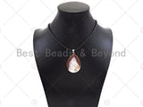 High Quality Natural Agate Teardrop Shape Pendant, Necklace Agate Pendant,30x40mm,Sku#YK20