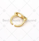 Soda Pull Tab Statement Ring, 18K Gold Filled Can Tab Open Ring, Adjustable Ring, 21mm,Sku#LD142