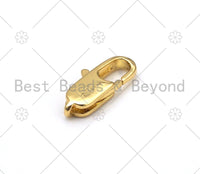 High Quality Oval Lobster Claw Clasp, 18k Gold Filled Simple Lobster Claw Clasp, Lobster Claw,Wholesale Lobster Claw, 6x20mm,Sku#LK445