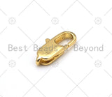 High Quality Oval Lobster Claw Clasp, 18k Gold Filled Simple Lobster Claw Clasp, Lobster Claw,Wholesale Lobster Claw, 6x20mm,Sku#LK445