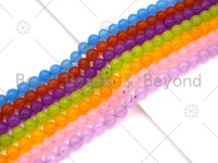 Quality Natural Lime/Blue/Purple/Pink/Orange/Lavender Round Faceted Beads, 8mm/10mm/12mm Jade Beads, 15.5'' Full Strand, Sku#UA229