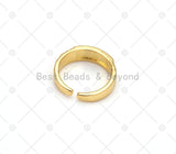Colorful Enamel Love Word On Adjustable Ring, 18K Gold Filled Enamel Open Ring, Enamel Love Statement Ring, 6x21mm, Sku#Y532